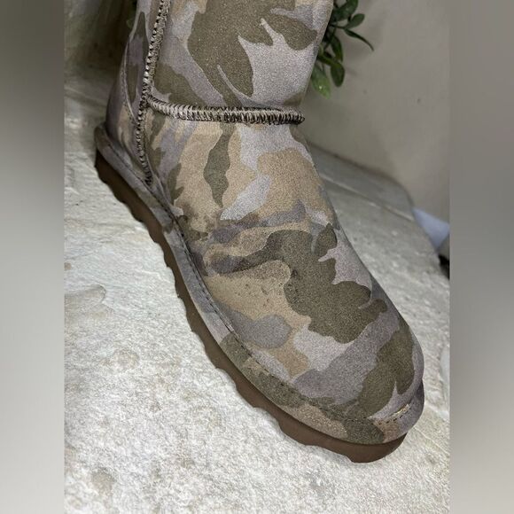 Bearpaw Aleesa Exotic green camouflage boots sz 11 - Picture 8 of 10